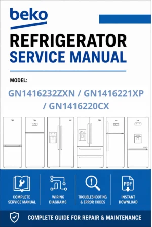 Beko gn1416232zxn gn1416221xp gn1416220cx service manual cover