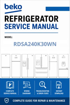 Beko rdsa240k30wn service manual cover