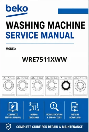 Beko wre7511xww service manual cover
