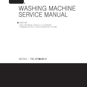 Kenmore 41182 service manual cover from Whirlpool emea customer services with model code, manual creation date, manual contents,