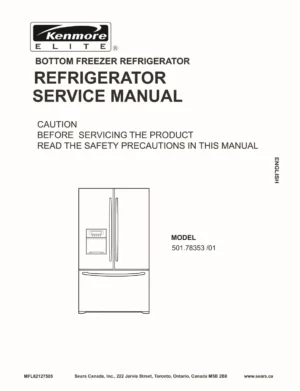 Kenmore 501 78353 service manual