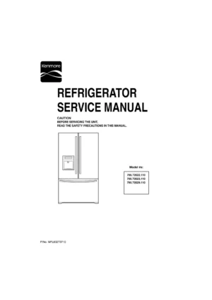Kenmore 795 72022 72023 72029 service manual