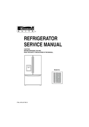 Kenmore 795 79752 79753 79754 79757 79759 904 models service manual