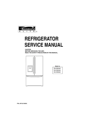 Kenmore 795 79782 79783 79789 901 models service manual