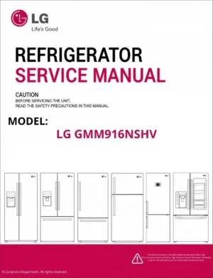 Lg gmm916nshv refrigerator service manual