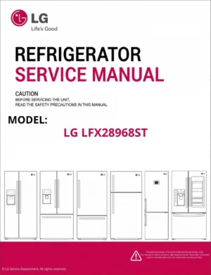 Lg lfx28968st refrigerator service manual