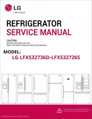 Lg lfxs32736d lfxs32726s refrigerator service manual