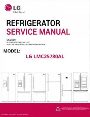 Lg lmc25780al refrigerator service manual