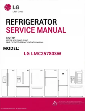 Lg lmc25780sw refrigerator service manual