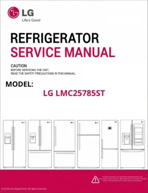 Lg lmc25785st refrigerator service manual