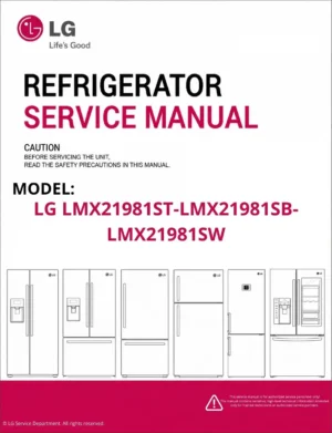 Lg lmx21981st lmx21981sb lmx21981sw refrigerator service manual