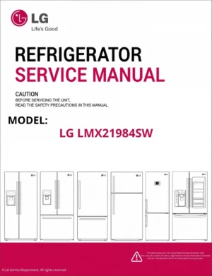 Lg lmx21984sw refrigerator service manual