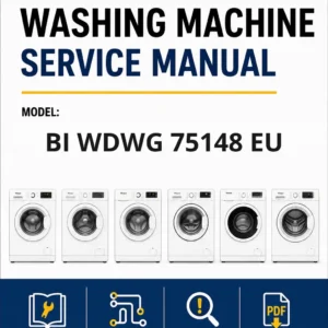 Whirlpool bi wdwg 75148 eu service manual Whirlpool logo, Whirlpool EMEA customer service, model type, publication date, document number and service manual contents