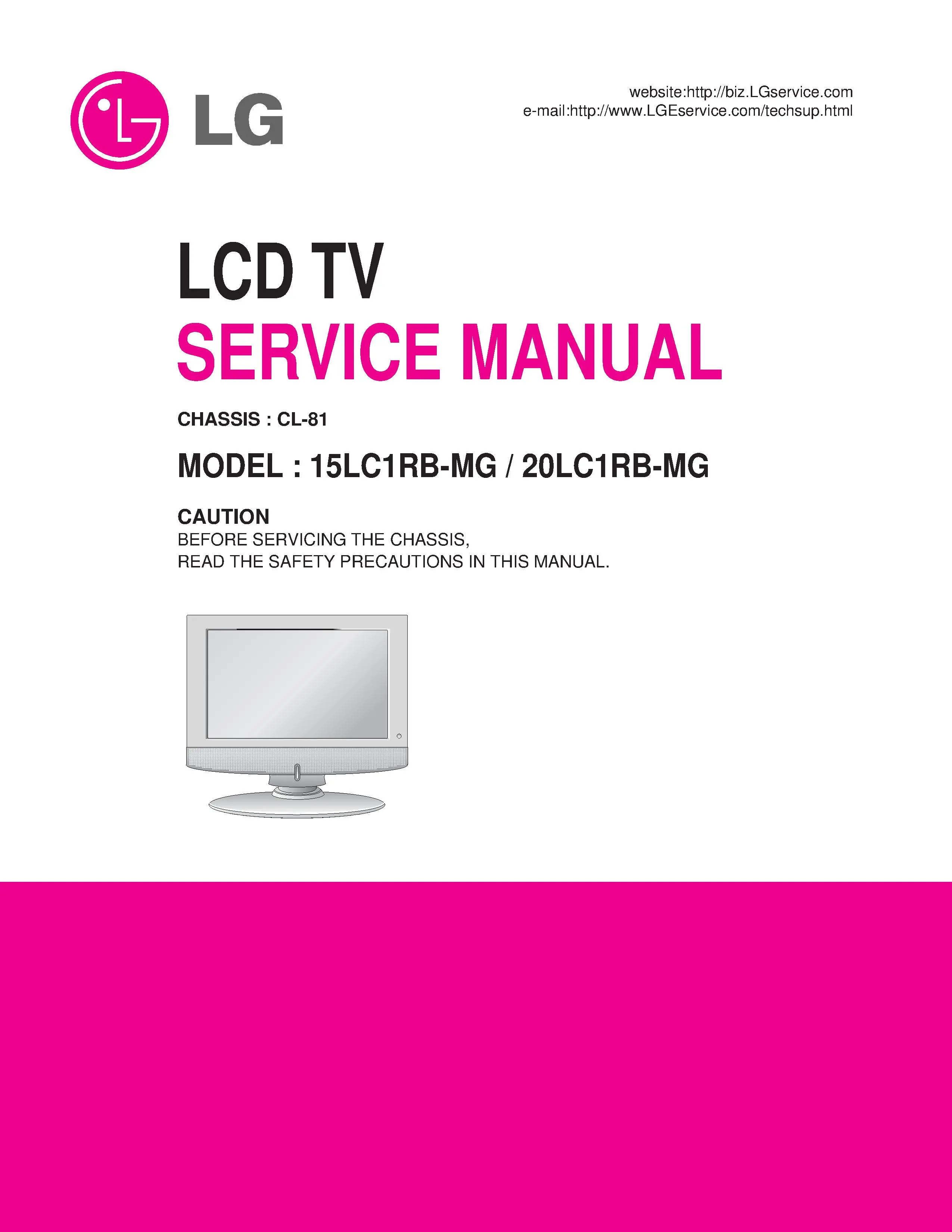 Lg 15lc1rb service manual cover with photo's of Beko dryers, model code and contents