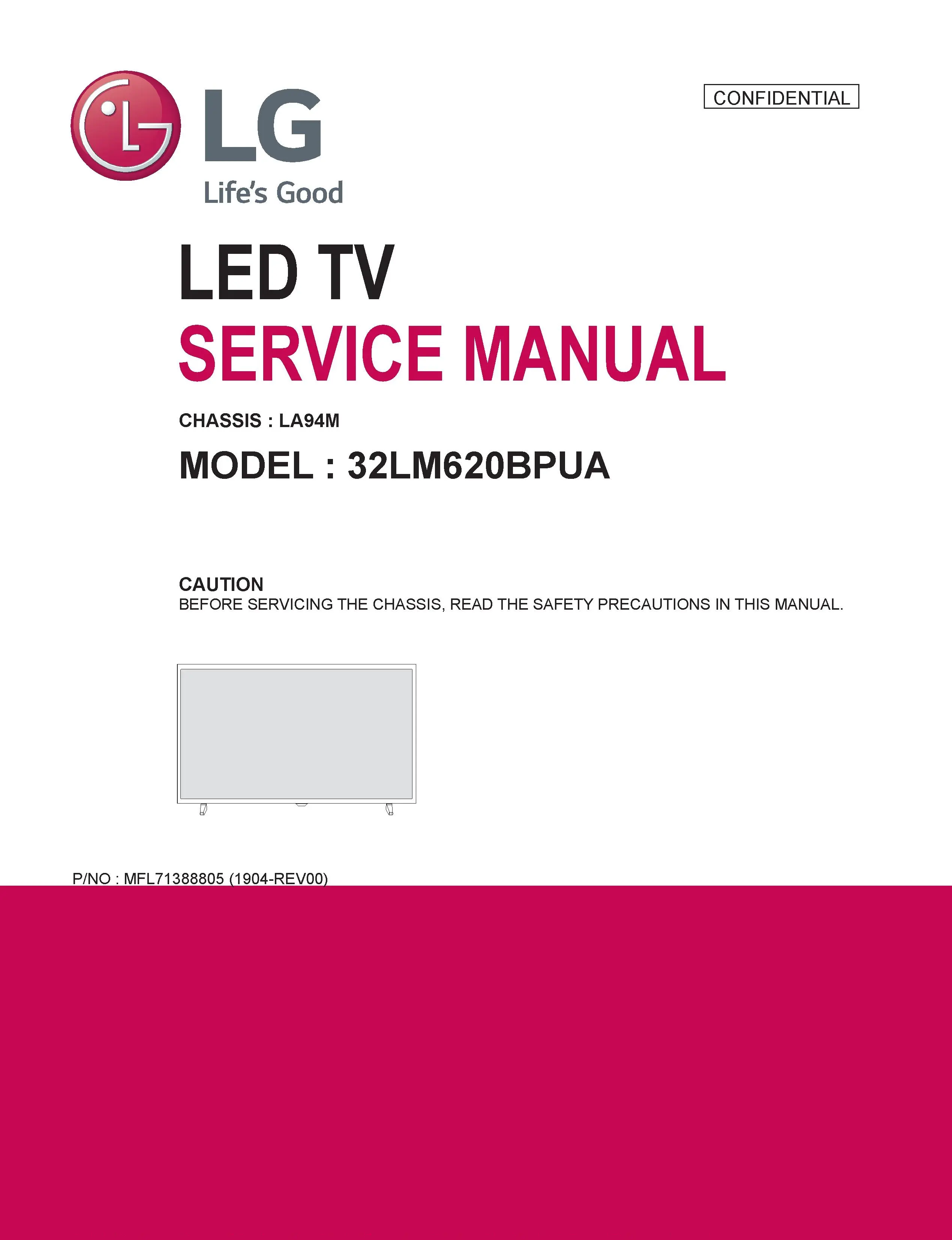 Lg 32lm620bpua service manual cover with photo's of Beko dryers, model code and contents