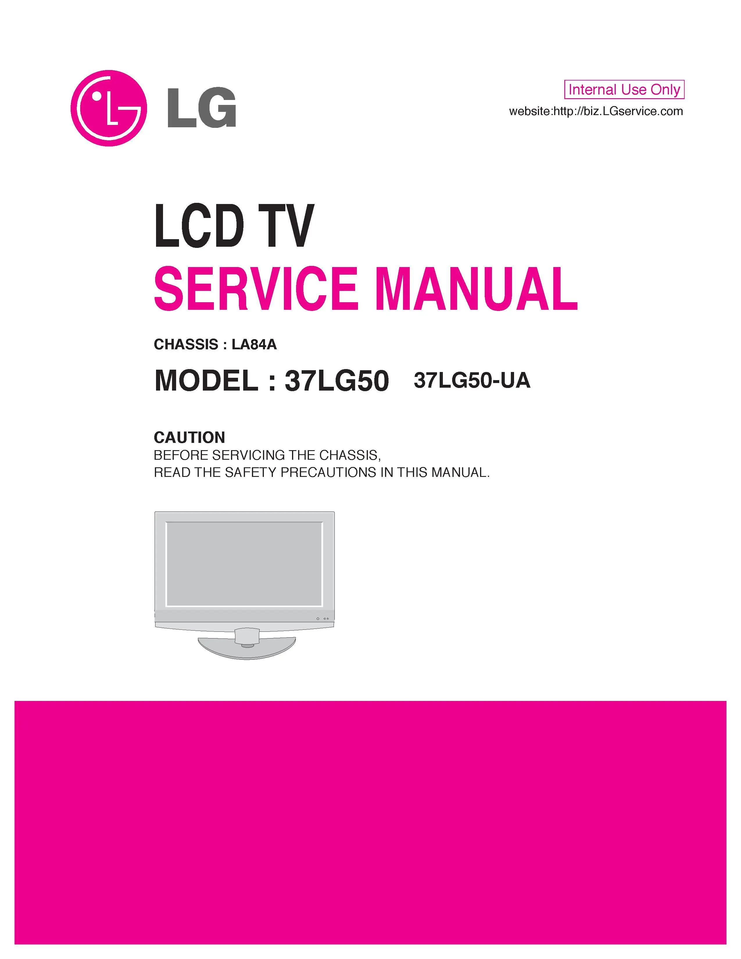 Lg 37lg50 ua service manual cover with photo's of Beko dryers, model code and contents