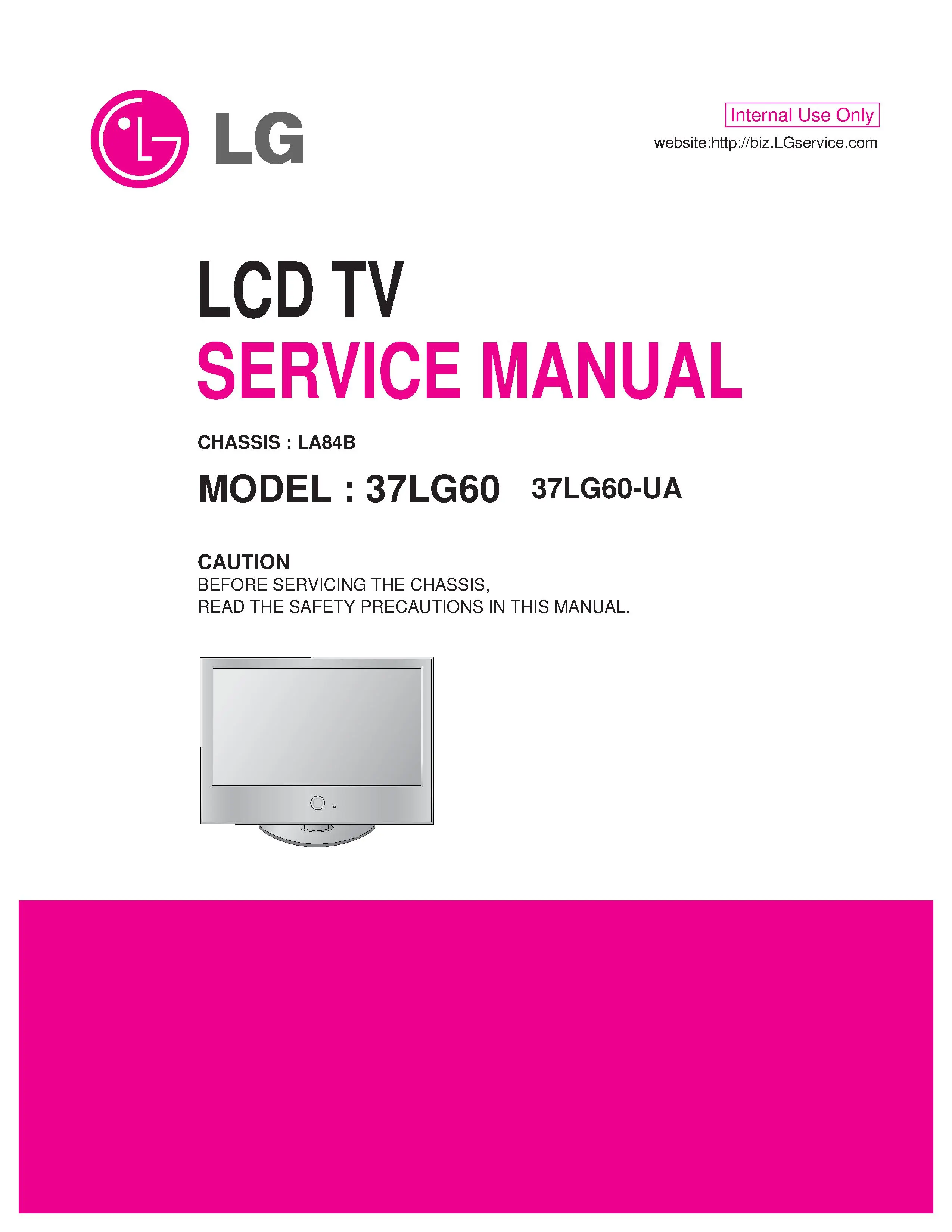 Lg 37lg60 ua service manual cover with photo's of Beko dryers, model code and contents