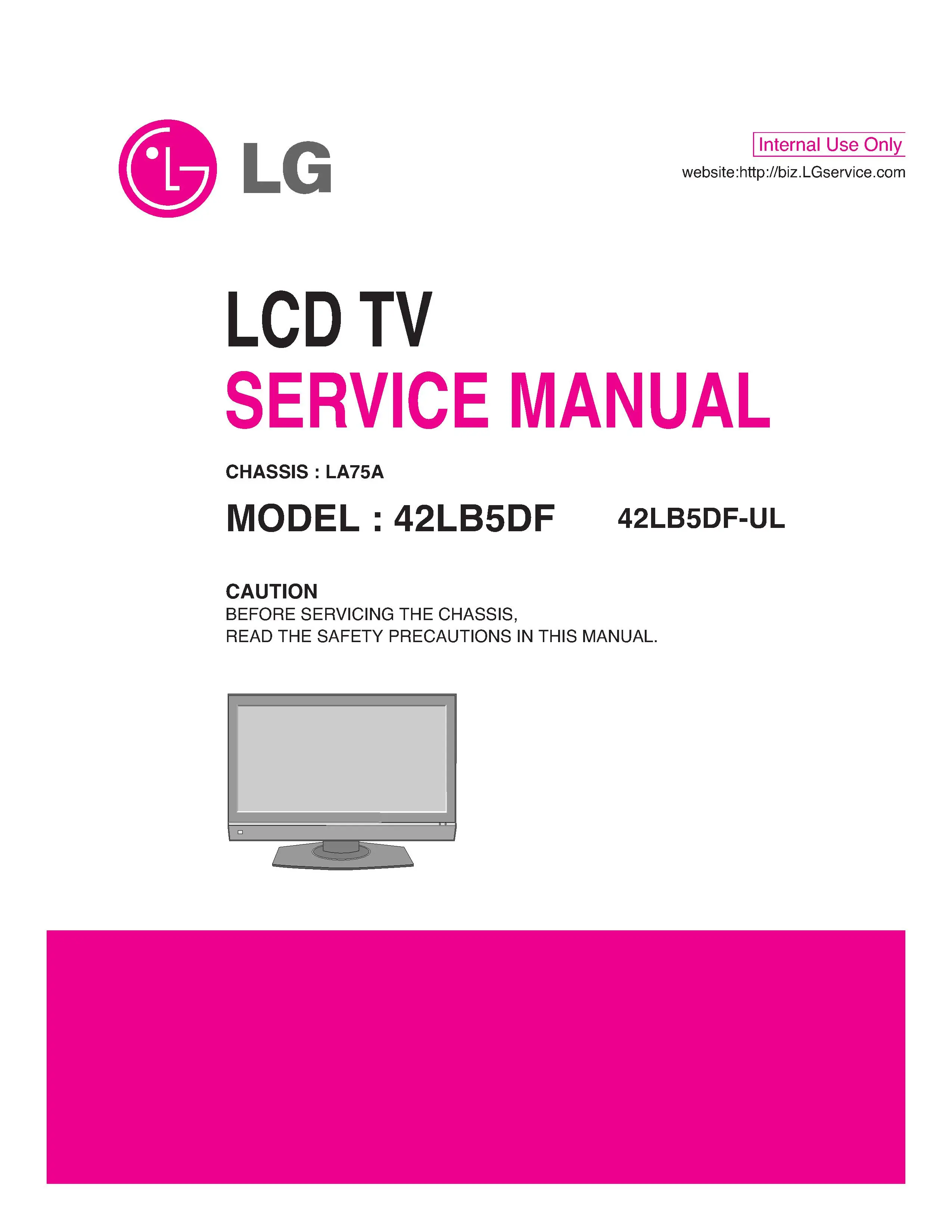 Lg 42lb5d ul service manual cover with photo's of Beko dryers, model code and contents