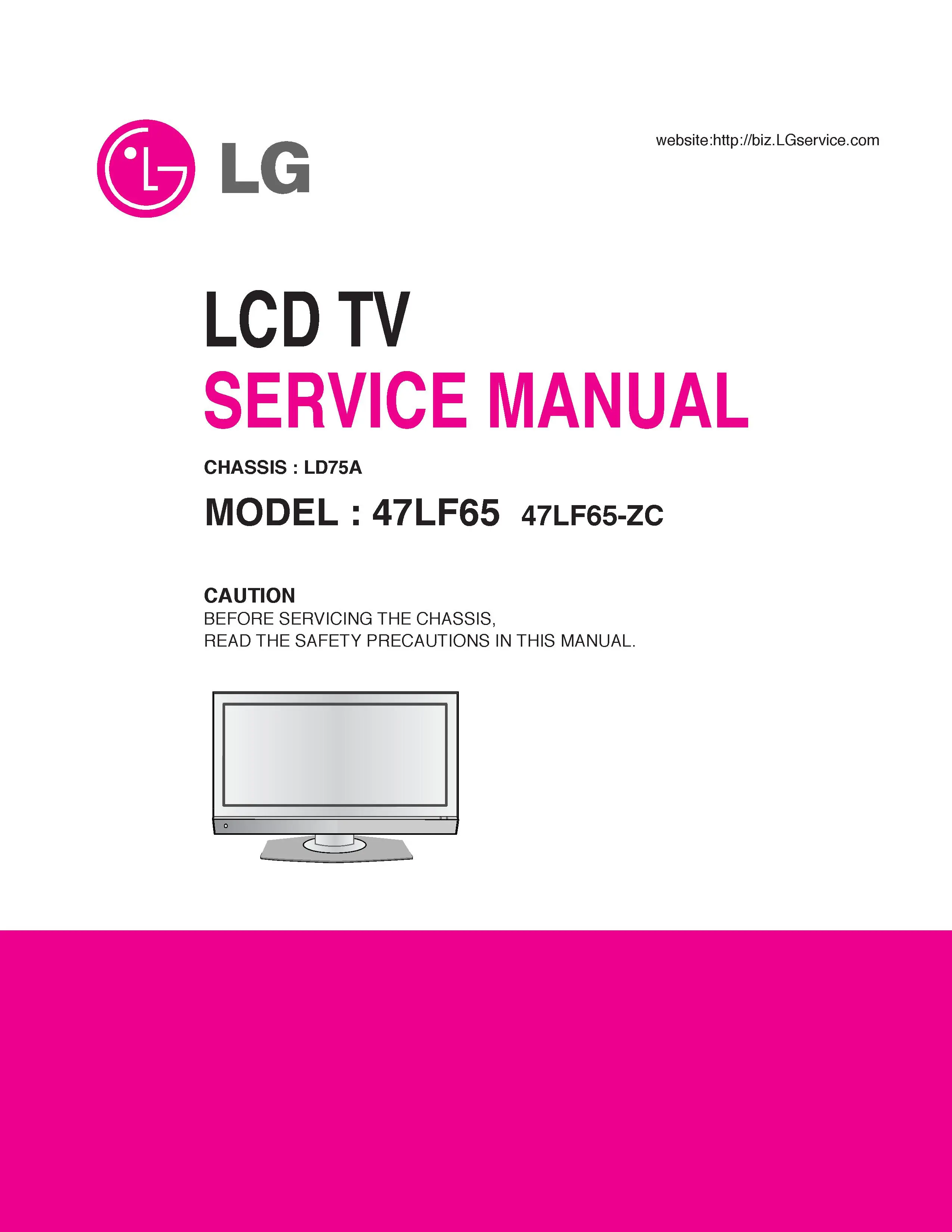 Lg 47lf65 47lf65 zc service manual cover with photo's of Beko dryers, model code and contents