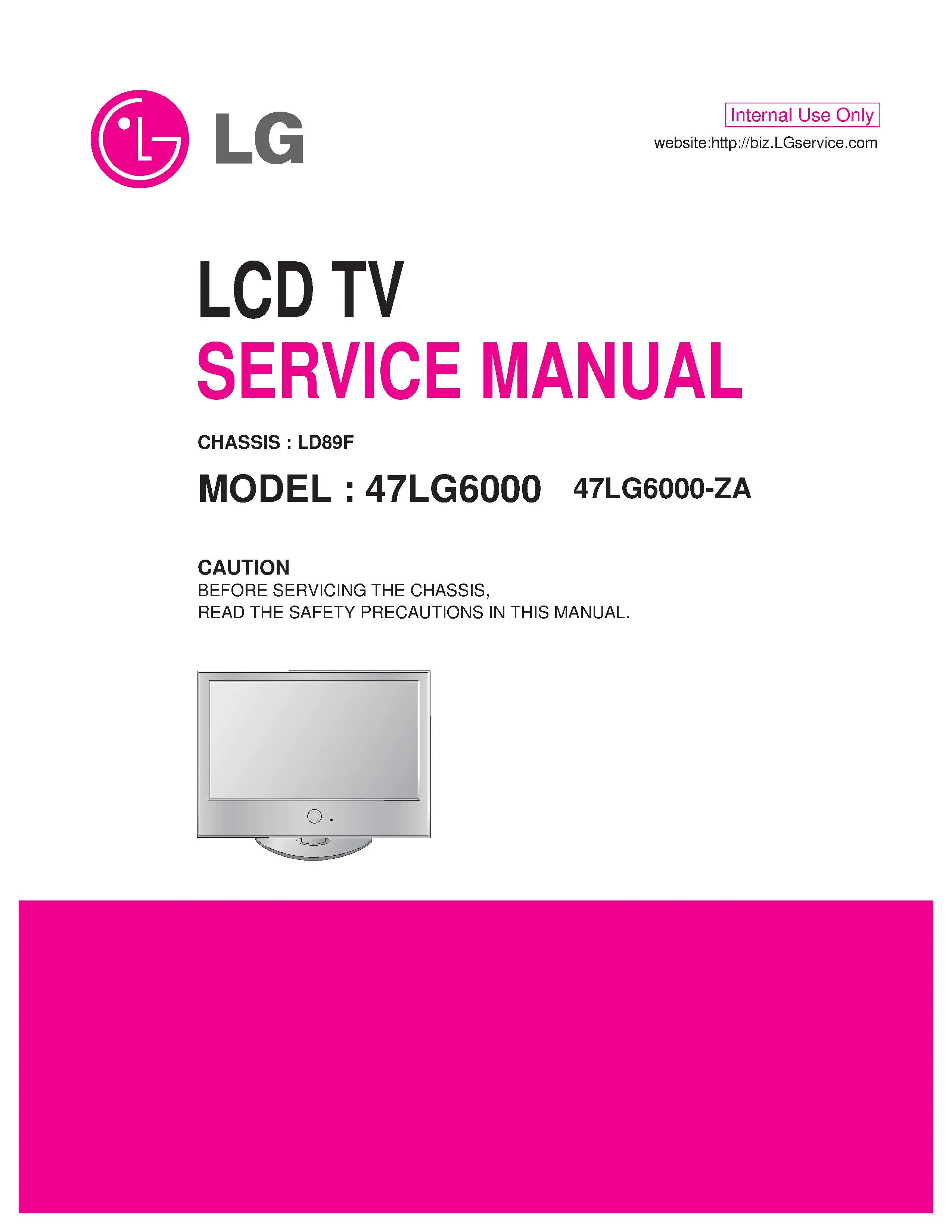 Lg 47lg6000 full service manual cover with photo's of Beko dryers, model code and contents