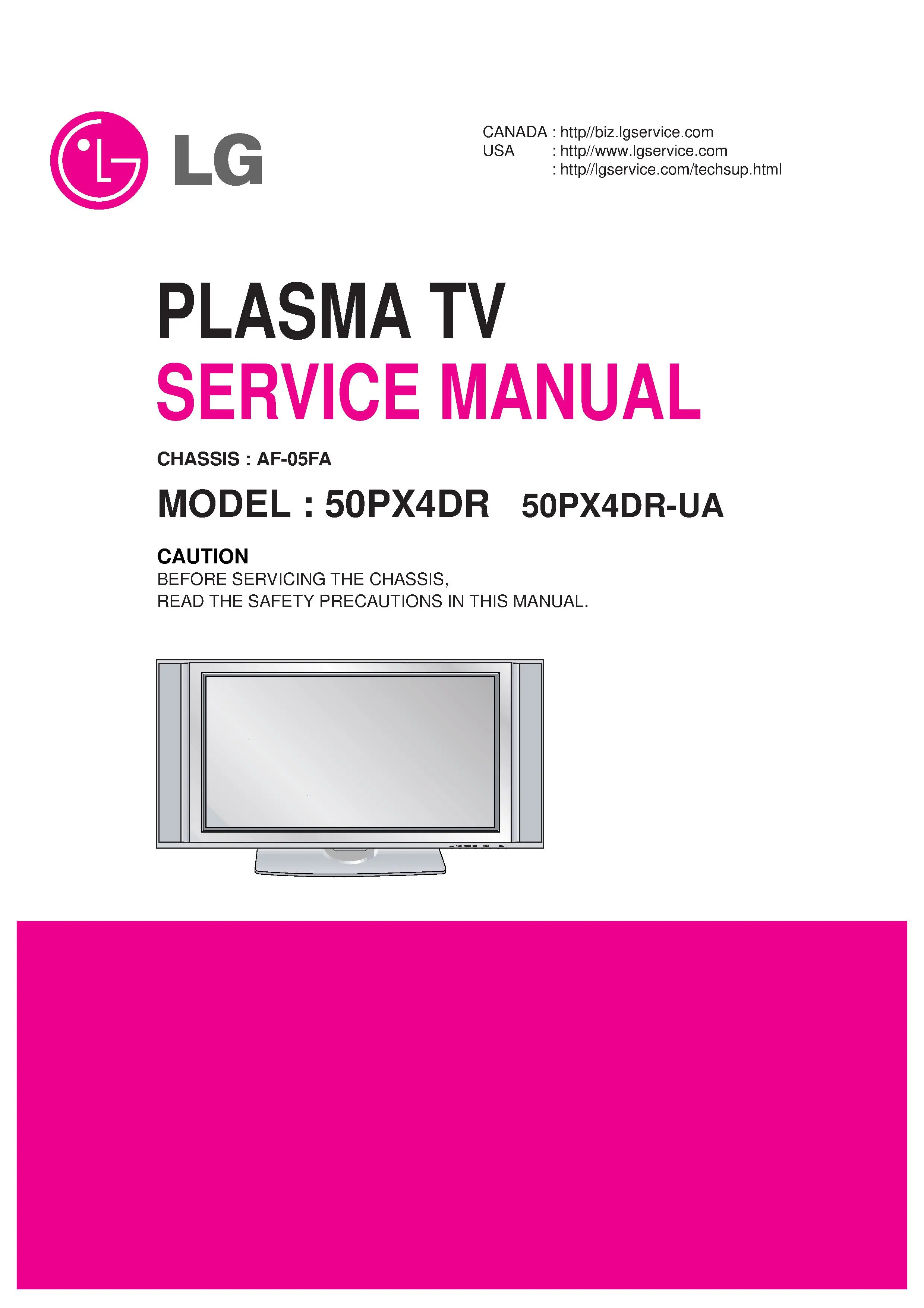 Lg 50px4dr 50px4dr ua service manual cover with photo's of Beko dryers, model code and contents
