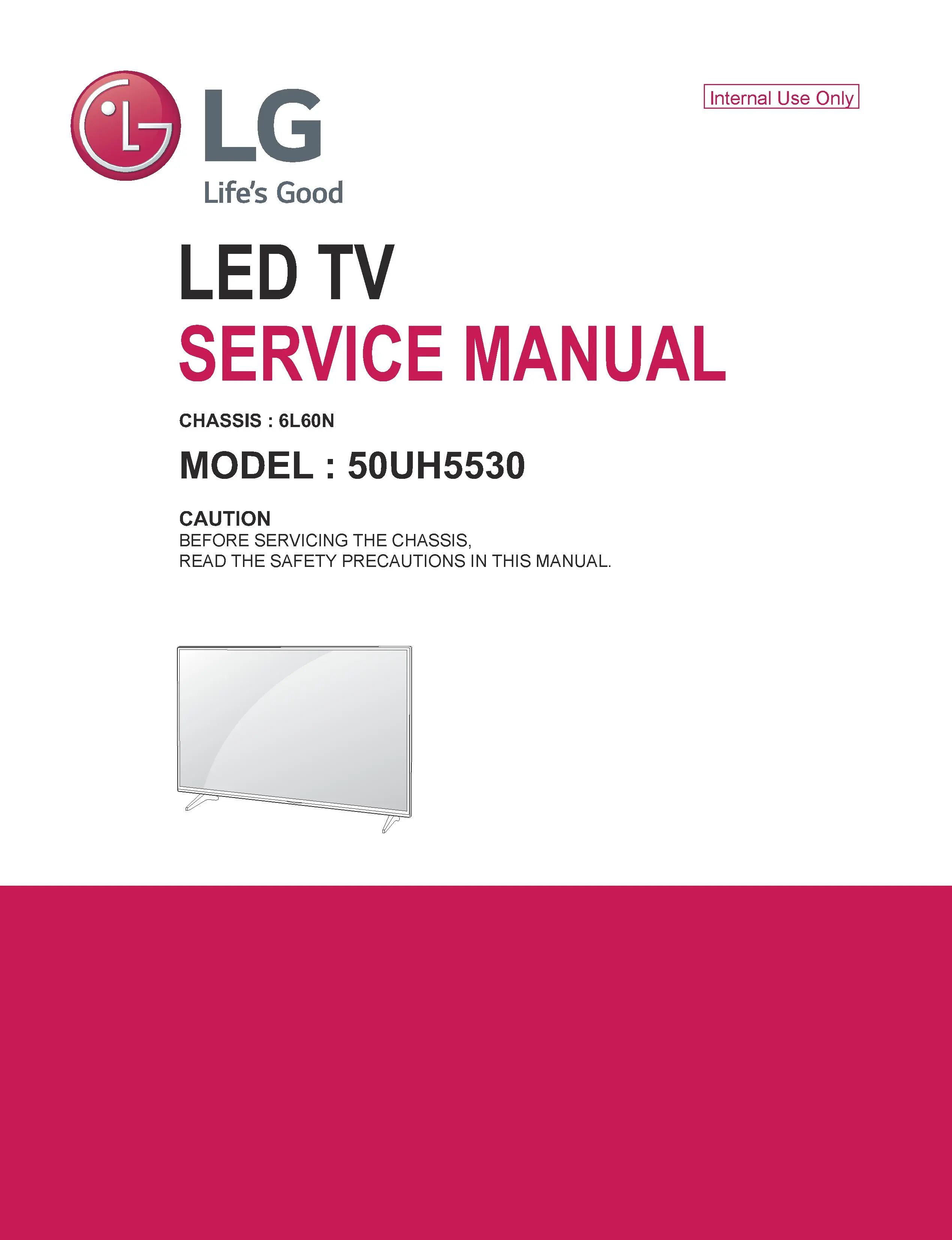 Lg 50uh5530 service manual cover with photo's of Beko dryers, model code and contents