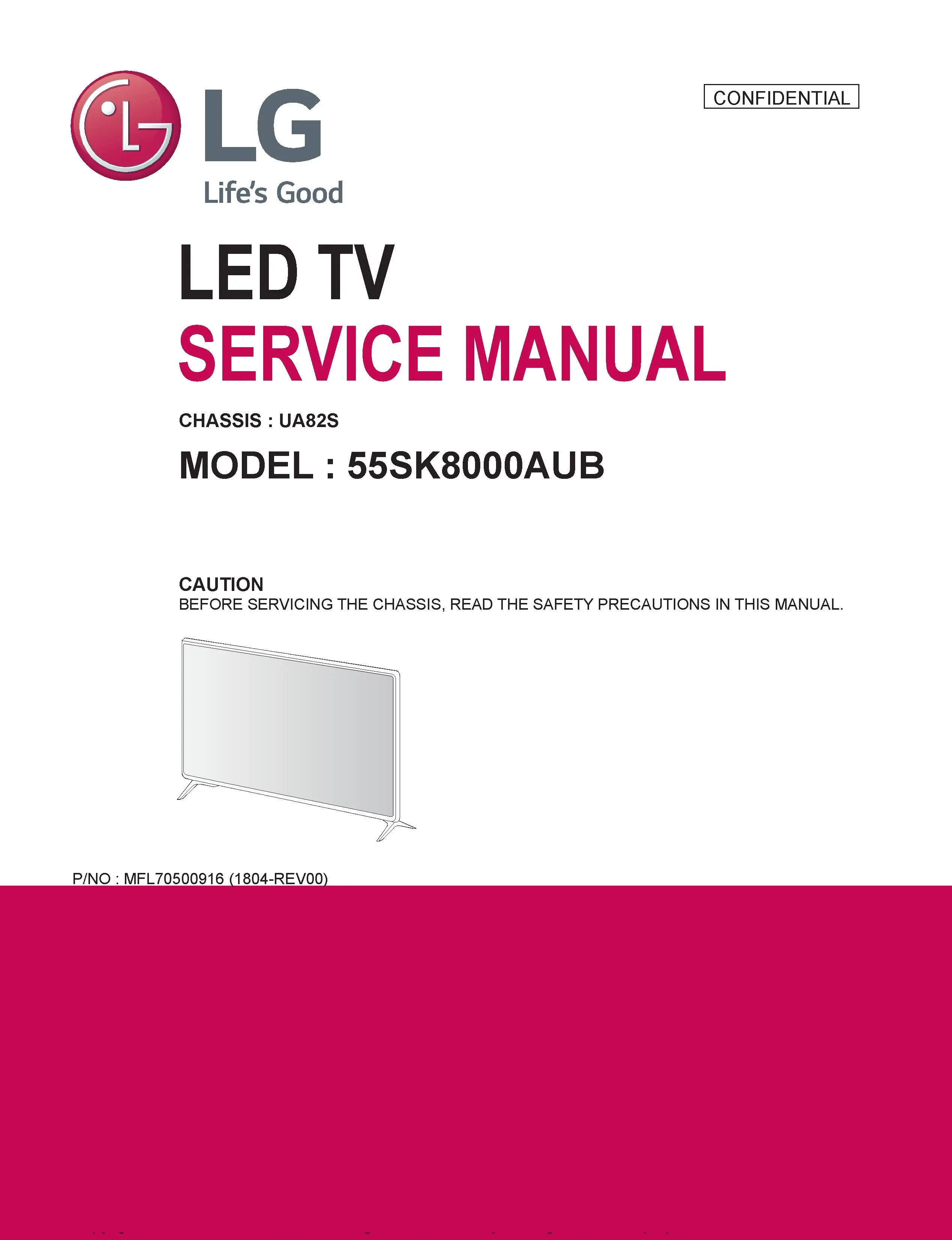 Lg 55sk9000pua service manual cover with photo's of Beko dryers, model code and contents