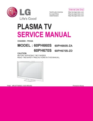 Lg 60ph660s service manual cover with photo's of Beko dryers, model code and contents
