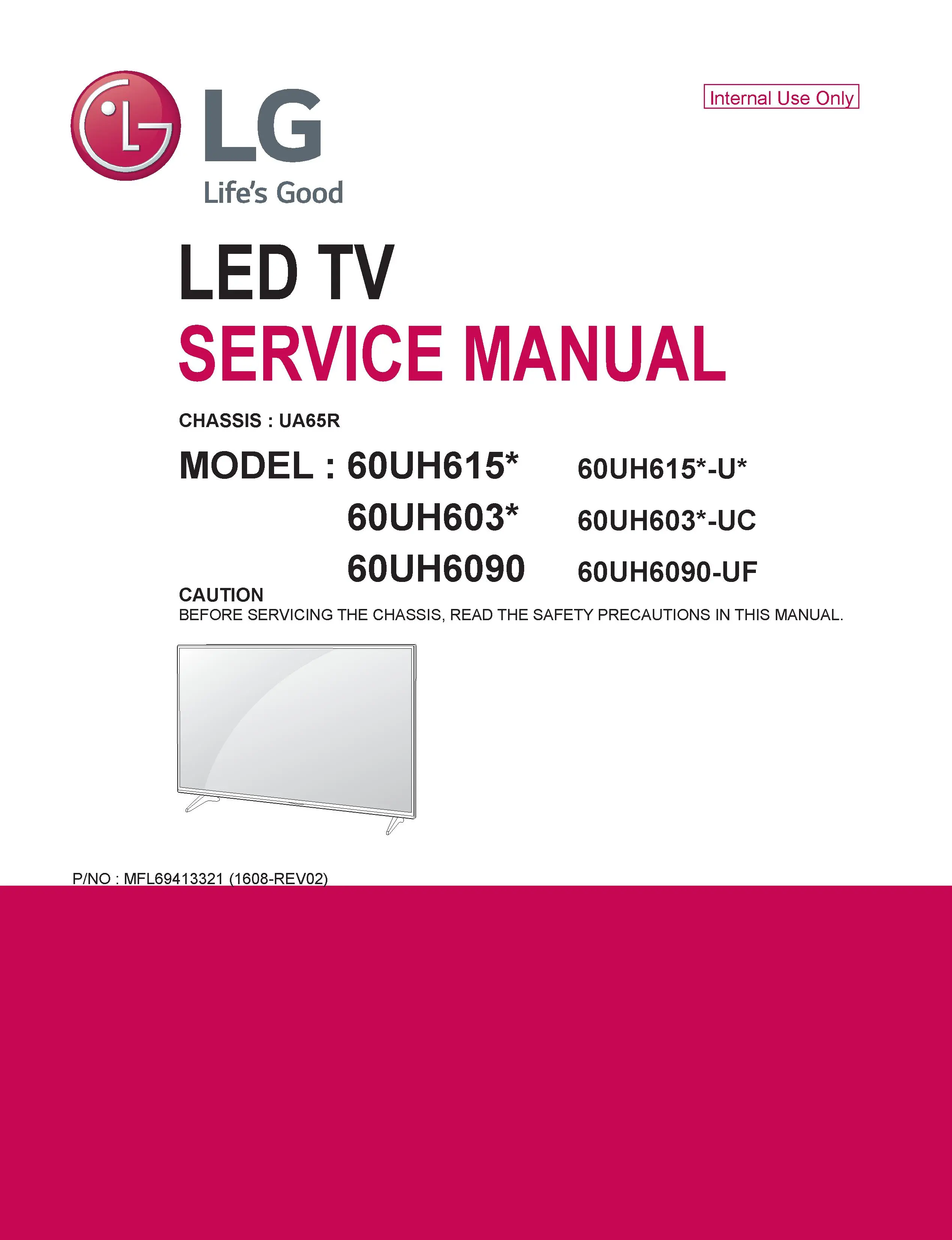 Lg 60uh6035 service manual cover with photo's of Beko dryers, model code and contents