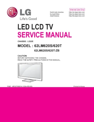 Lg 65lm620t service manual cover with photo's of Beko dryers, model code and contents