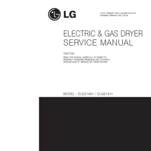 Lg dlg2241w service manual cover freestanding range