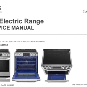 Lg lsis3018ss service manual cover freestanding range