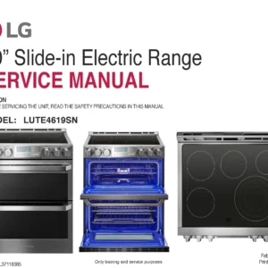 Lg lute4619sn service manual cover freestanding range