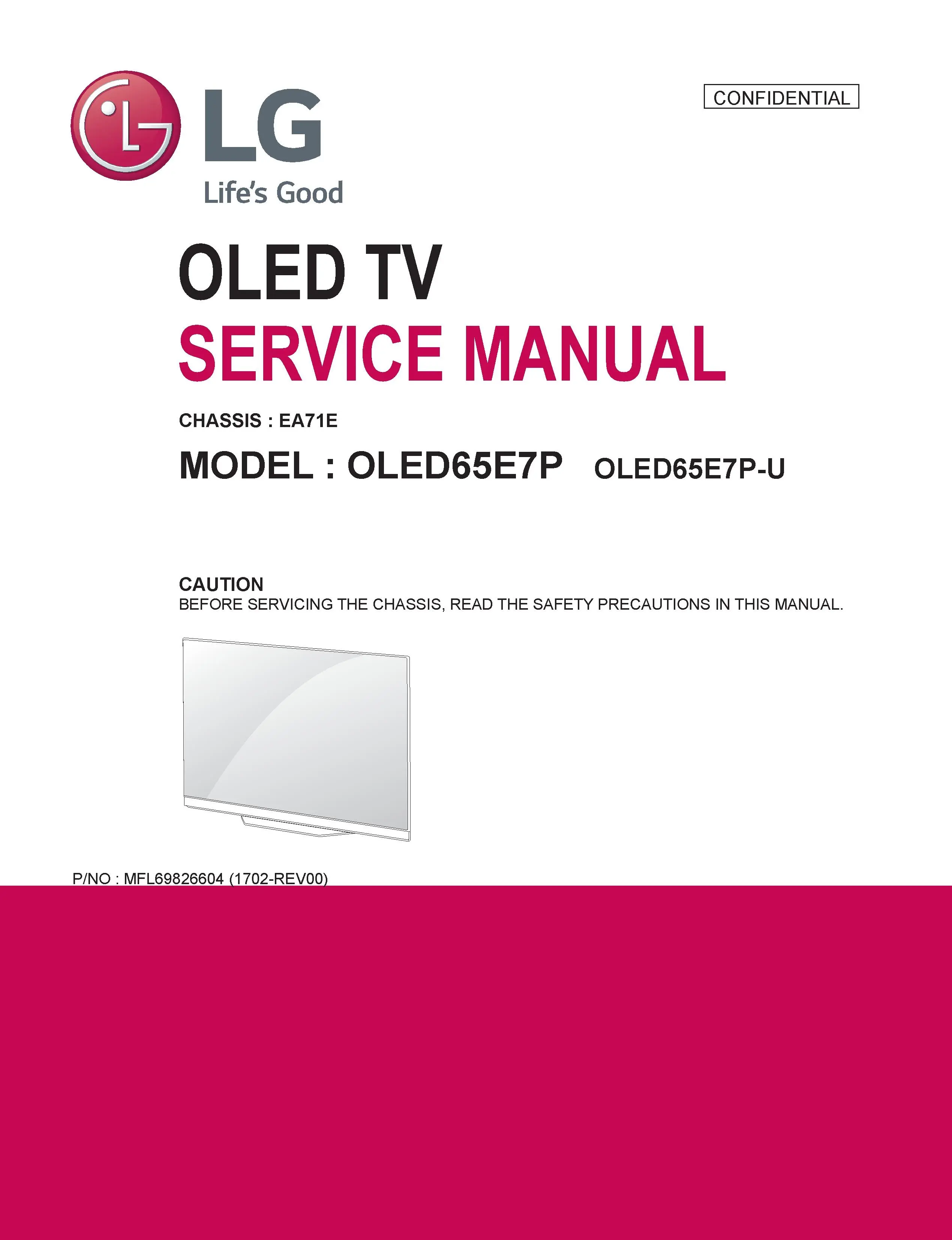 Lg oled65e7p service manual cover with photo's of Beko dryers, model code and contents