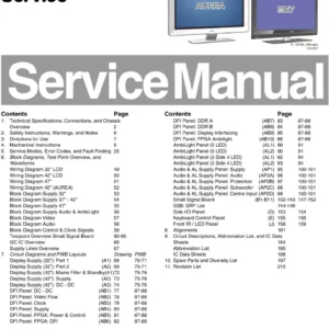 Philips 42pfl9900 q528.1ala service manual cover with photo of the television, TV type, chassis code, model code, creation date and document number
