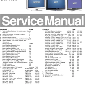 Philips 42pfl9900 q528.1ela service manual cover with photo of the television, TV type, chassis code, model code, creation date and document number