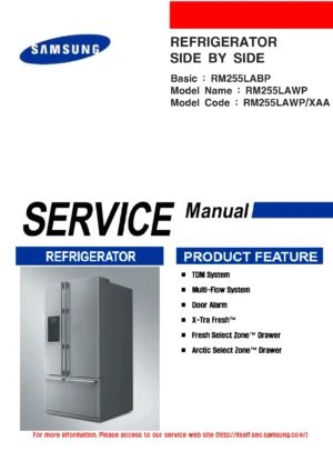 Samsung rm255lawp service manual cover