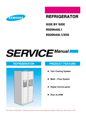 Samsung rs20nasl service manual cover