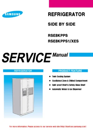 Samsung rse8kpps service manual cover