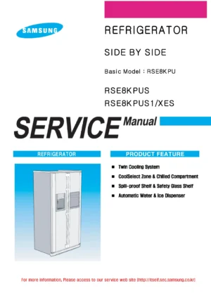 Samsung rse8kpus service manual cover