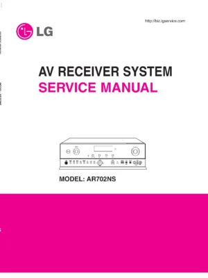 Lg ar702ns service manual cover