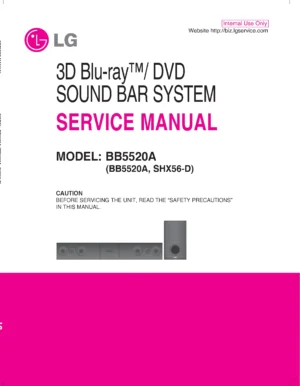 Lg bb5520a service manual cover