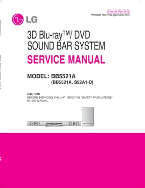 Lg bb5521a service manual cover