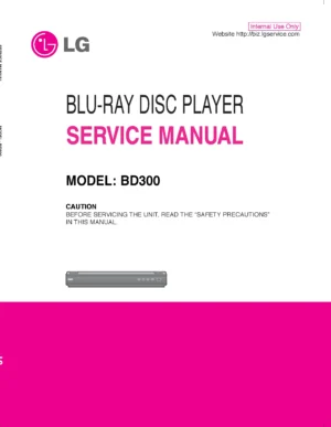 Lg bd300 service manual cover