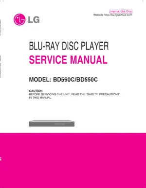 Lg bd550c service manual cover