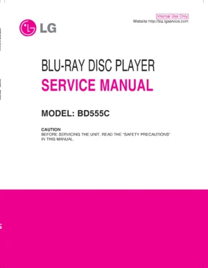 Lg bd555c service manual cover