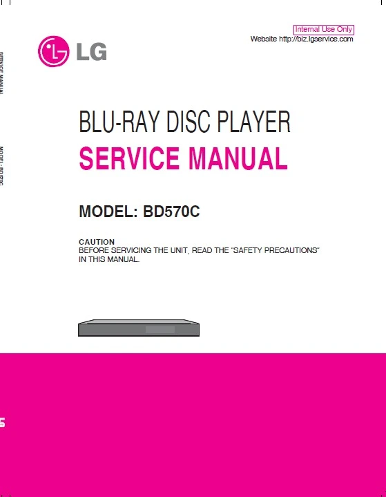 Lg bd570c service manual cover