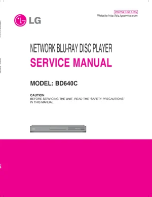 Lg bd640c service manual cover