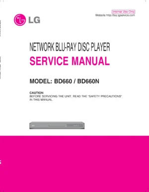 Lg bd660n service manual cover