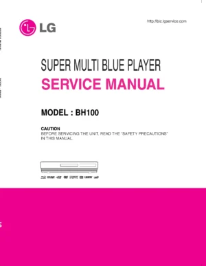 Lg bh100 service manual cover